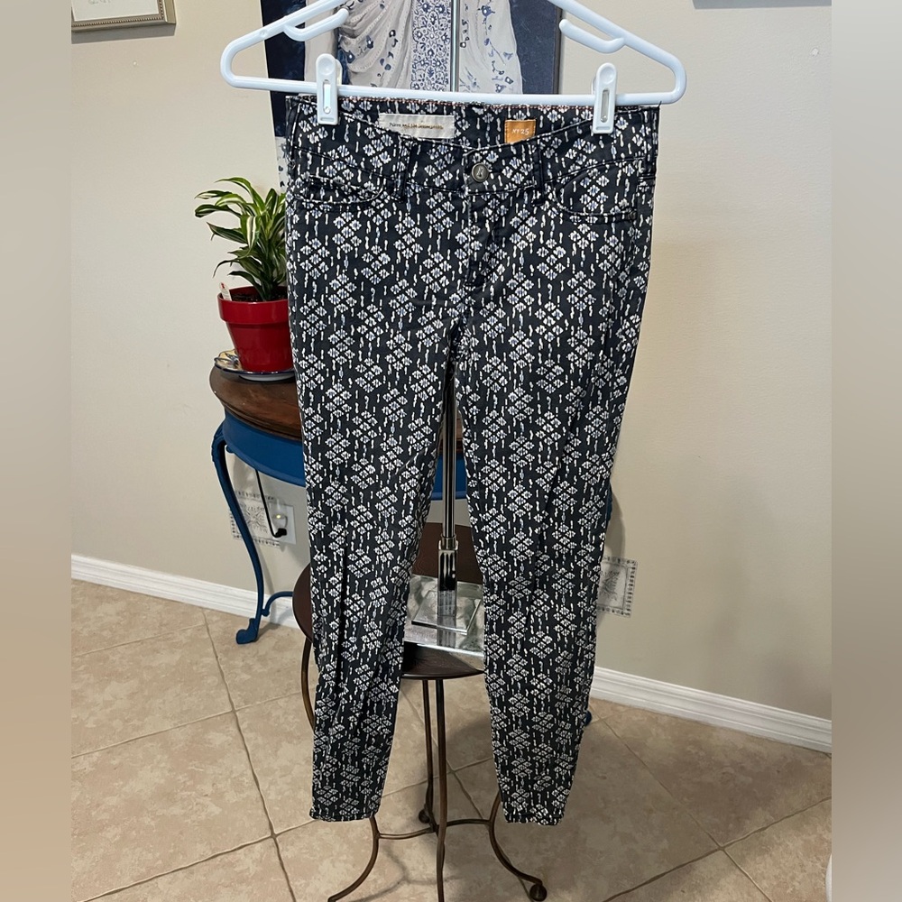 Anthropologie Pilcro And The Letterpress Serif Sateen Skinny Jeans - 25